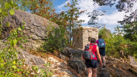 Aussichtsturm auf dem Spitzen Stein | © Jürgen Kläser, Tourist-Info Hunsrück-Mittelrhein - Zentrum am Park