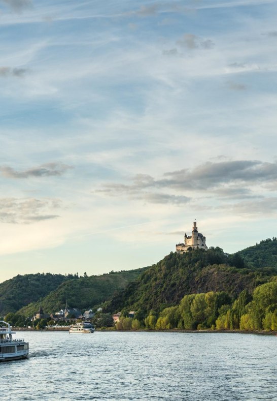 Marksburg vom Schiff aus | © Dominik Ketz