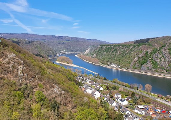 Blick aus Rheintal und St. Goar-Fellen | © T. Biersch