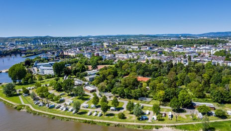 Übersicht Campingpark | © Koblenz-Touristik GmbH / Dominik Ketz