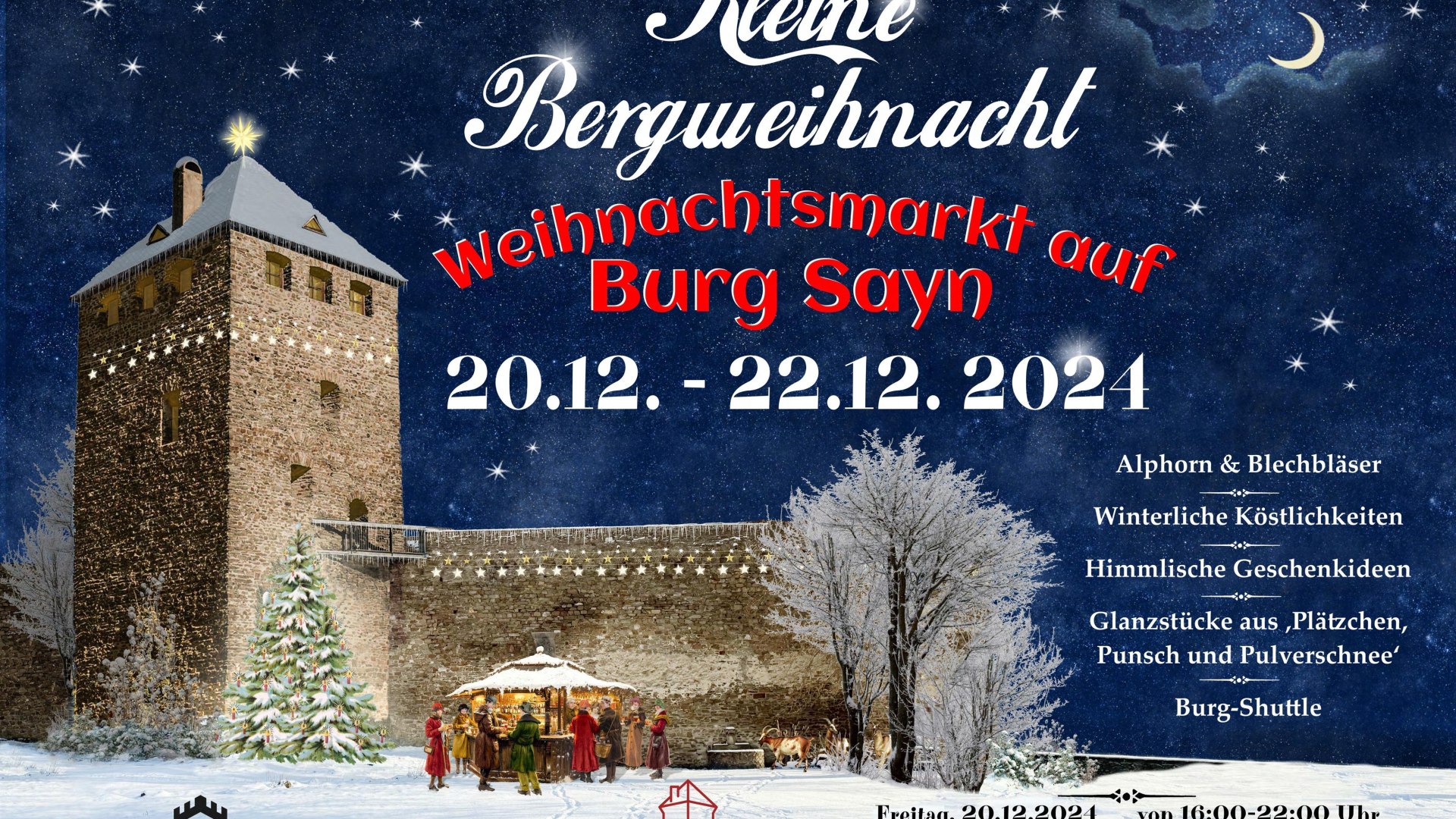 Kleine Bergweihnacht | © Burg Sayn Veranstaltungsservice