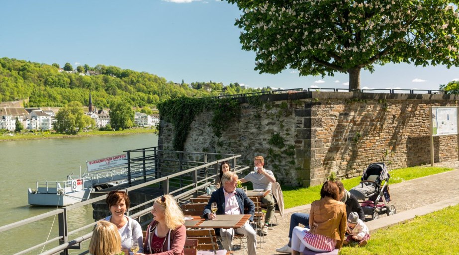 Blick auf den Rheinkavalier | © Koblenz-Touristik GmbH / Dominik Ketz