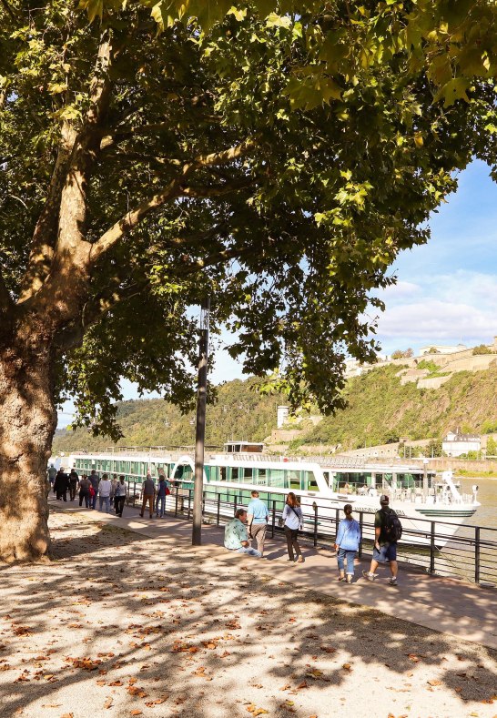 Rheinanlagen mit Festung | © Koblenz-Touristik Gmbh / Johannes Bruchhof