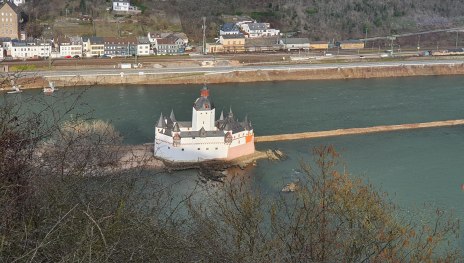 Blick auf die Pfalz bei Kaub | © TI Hunsrück-Mittelrhein