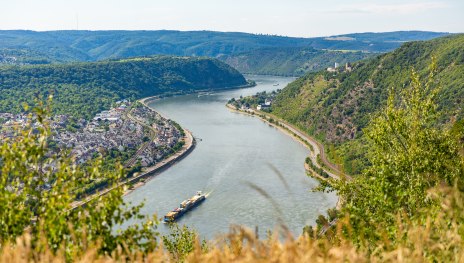 Blick auf Bad Salzig und die feindlichen Brüder | © Henry Tornow