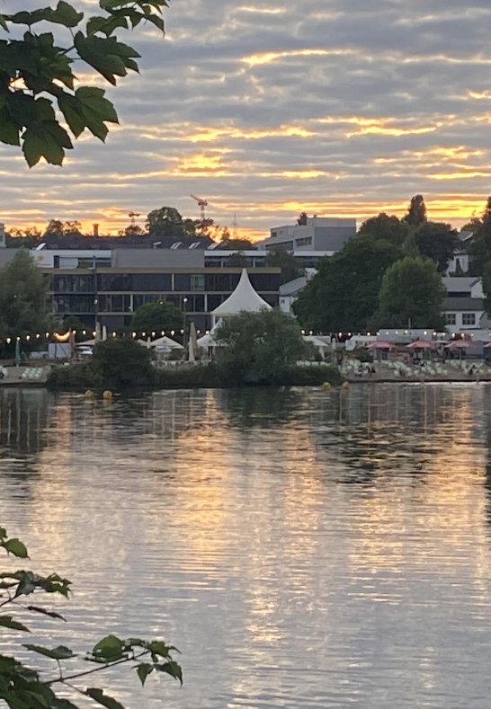 Moselchalet Koblenz Blick auf Stattstrand Mosel | © Stefanie Käfer