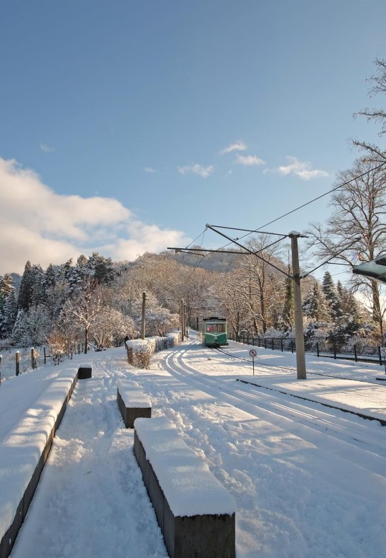 Drachenfelsbahn im Winter | © Oliver Bremm