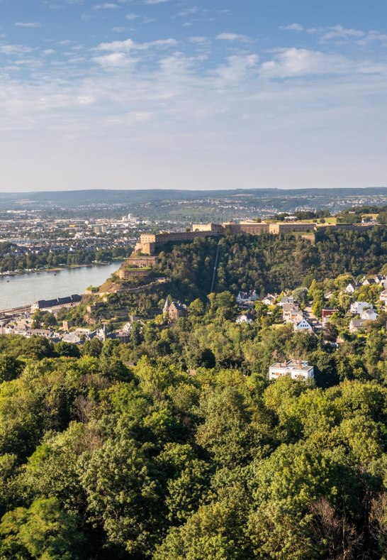 Festung aus der Ferne | © Koblenz-Touristik GmbH / Dominik Ketz