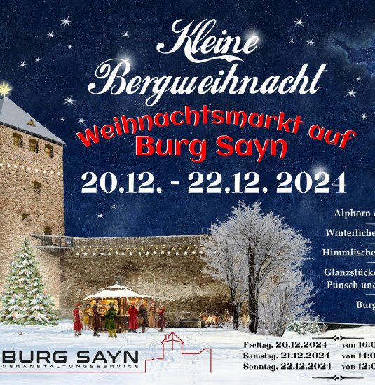 Kleine Bergweihnacht | © Burg Sayn Veranstaltungsservice