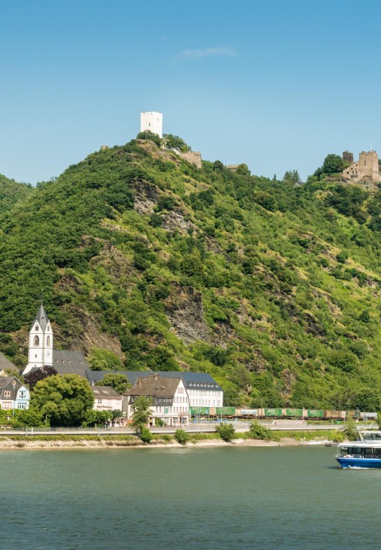 Kamp-Bornhofen mit Wallfahrtskloster | © Dominik Ketz/Romantischer Rhein Tourismus GmbH