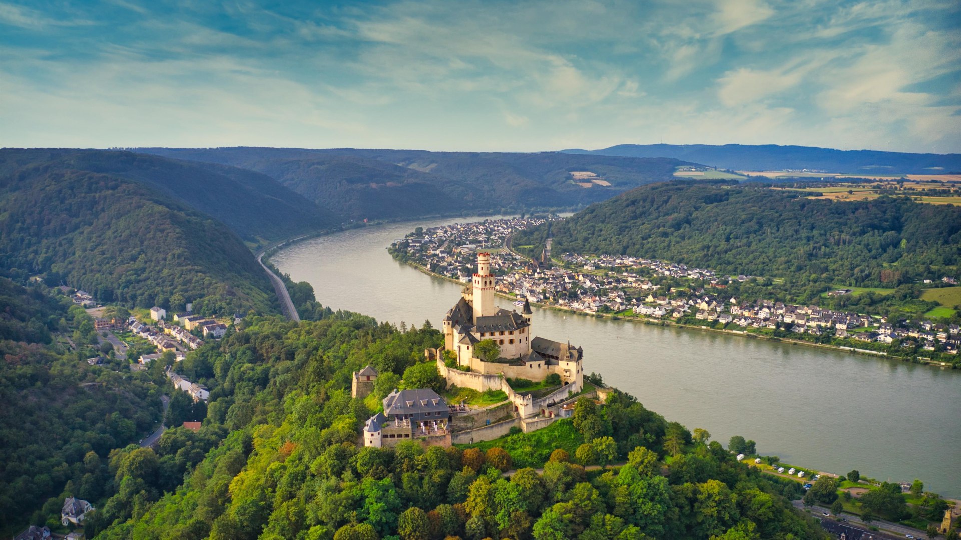 Blick auf die Marksburg | © Sebastian Reifferscheid / Loreley-Touristik GmbH