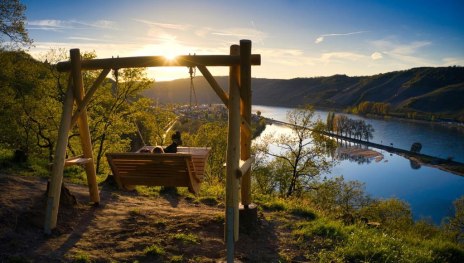 Rheinschaukel Abend | © Klaus Breitkreutz