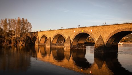 Balduinbrücke am Abend | © Koblenz-Touristik GmbH / Johannes Bruchhof