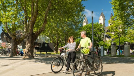 Radfahrer | © Koblenz-Touristik GmbH / Dominik Ketz