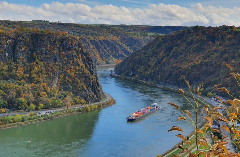 Lorelyblick- Rheinschleife | © T. Biersch