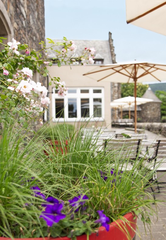 Terrasse | © Burg Reichenstein