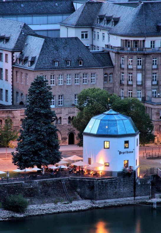 Pegelhaus Nacht | © Koblenz-Touristik GmbH / Johannes Bruchhof